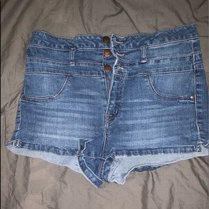 Dark Blue Jean Shorts